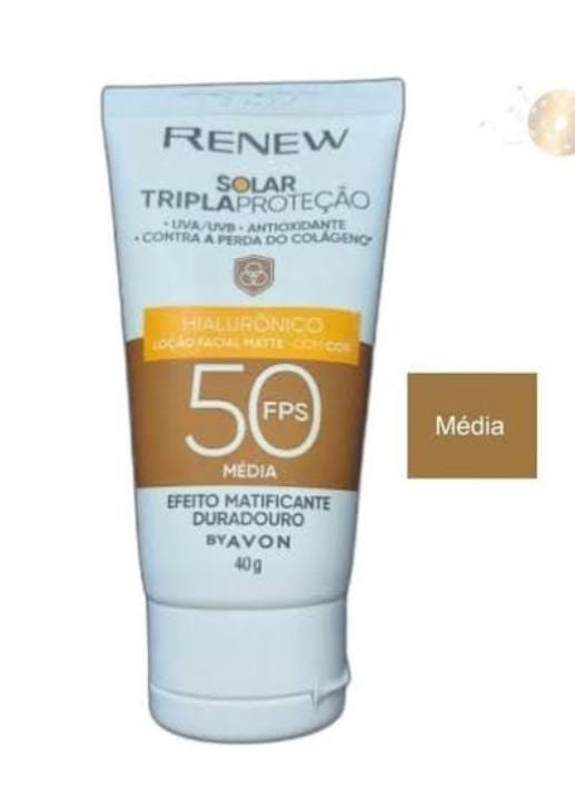 Protetor Solar FPS 50 cor Média